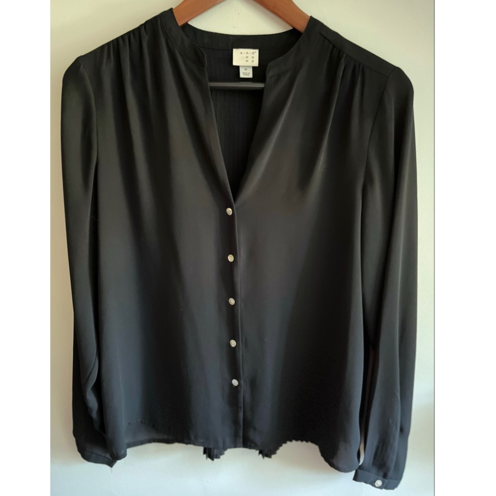 A New Day | Black Blouse
